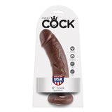 King Cock 8 Dildo Brown 20.3 Cm