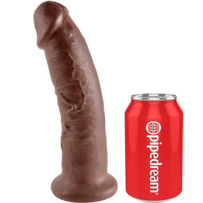 King Cock 9 Dildo Brown 22.9 Cm