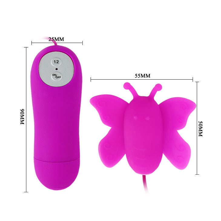 Baile Stimulating Baile - Love Eggs Butterfly Clitoris Stimulator 12 Speeds Lilac Remote Control