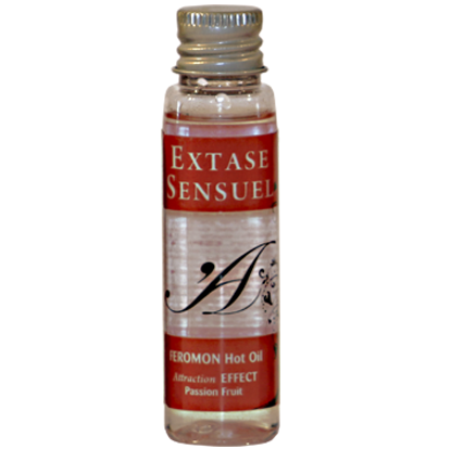 Extase Sensual Heat Effect Massage Oil With Passion Fruit Pheromones Travel 35 Ml