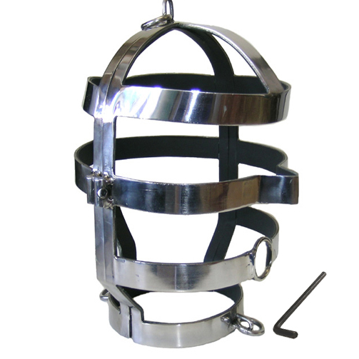 Metal Hard Mask With Steel Necklace
