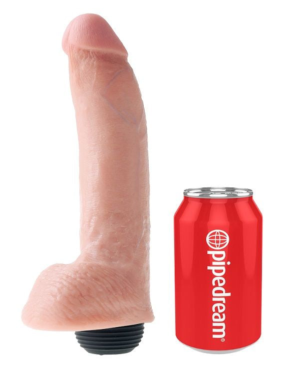 King Cock Realistic Natural Ejaculator Penis 22.86 Cm