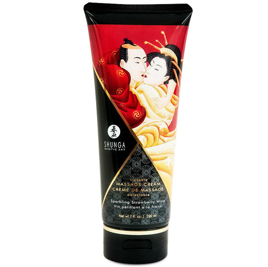 Shunga Massage Cream Shunga - Strawberry And Cava Massage Cream 200 Ml
