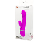 PRETTY LOVE - FLIRTATION VIBRATOR WITH RABBIT DAVID