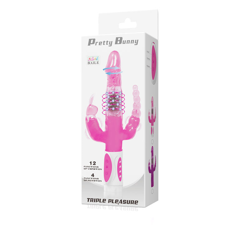 Baile Rotations Baile - Pretty Bunny Triple Vibrator Rotator