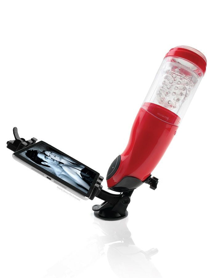 Extreme Toyz Pdx Mega Bator Usb Male Masturbator Mouth Red