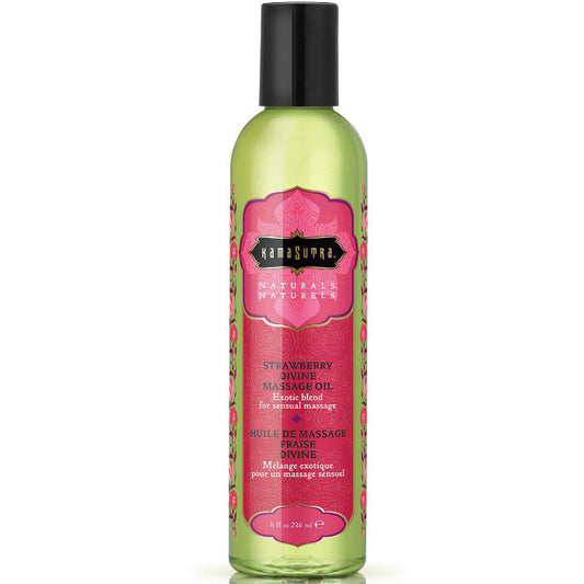 Kamasutra Cosmetics Kamasutra - Naturals Divine Strawberry Massage Oil 236Ml