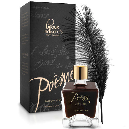 Bijoux Poeme Body Painting Bijoux - Poeme Edible Paint Black Chocolate 50 Gr
