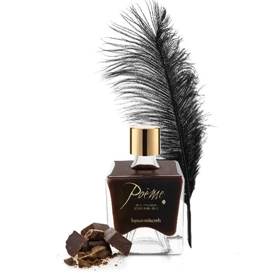 Bijoux Poeme Body Painting Bijoux - Poeme Edible Paint Black Chocolate 50 Gr