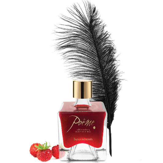 Bijoux Poeme Body Painting Bijoux - Poeme Edible Paint Wild Strawberry 50 Gr