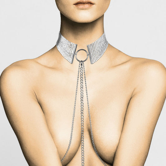 Bijoux Desire Metallique Bijoux - Désir Métallique Silver Metallic Necklace