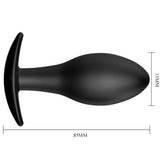 PRETTY LOVE - ANAL PLUG SILICONE ANCHOR 8.5 CM BLACK