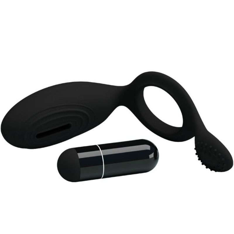 Pretty Love Male Pretty Love - Ethel Vibrating Ring With Stimulator