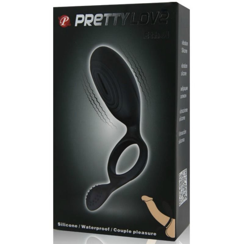 Pretty Love Male Pretty Love - Ethel Vibrating Ring With Stimulator