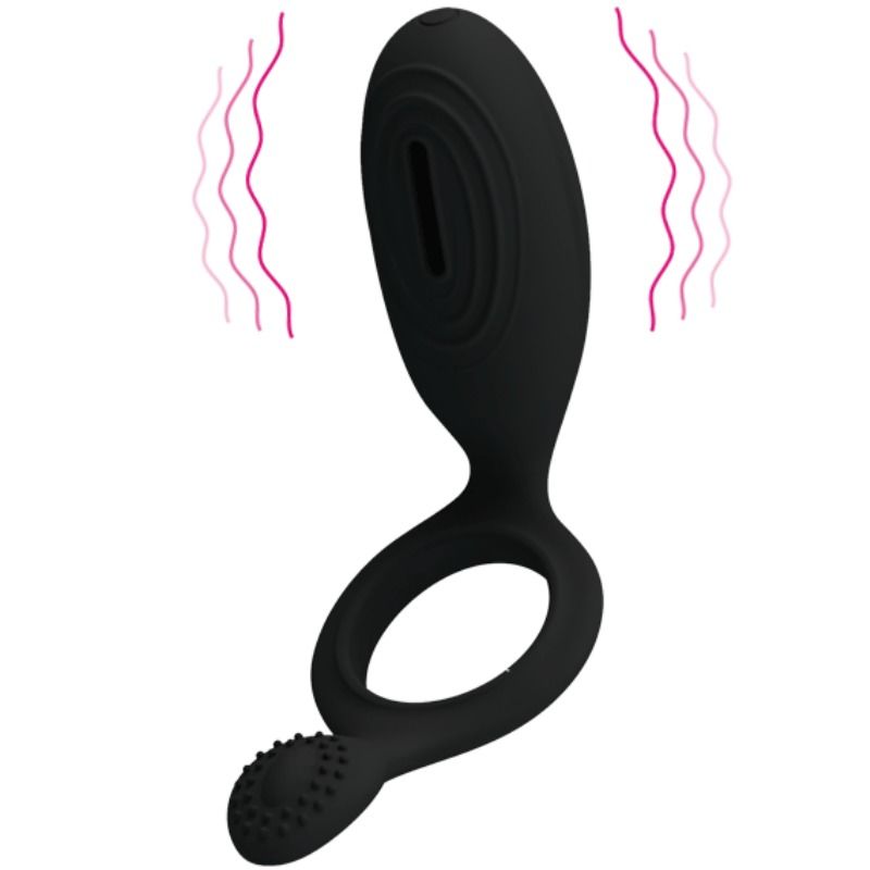 Pretty Love Male Pretty Love - Ethel Vibrating Ring With Stimulator