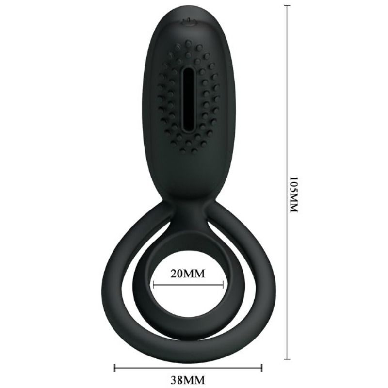 Pretty Love Male Pretty Love - Esther Vibrating Ring With Stimulator