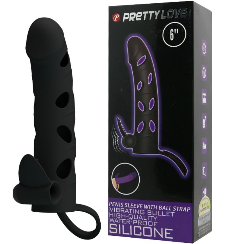Pretty Love Plunging Pete Corona Rem Vibrator Sort (ø 3 cm)