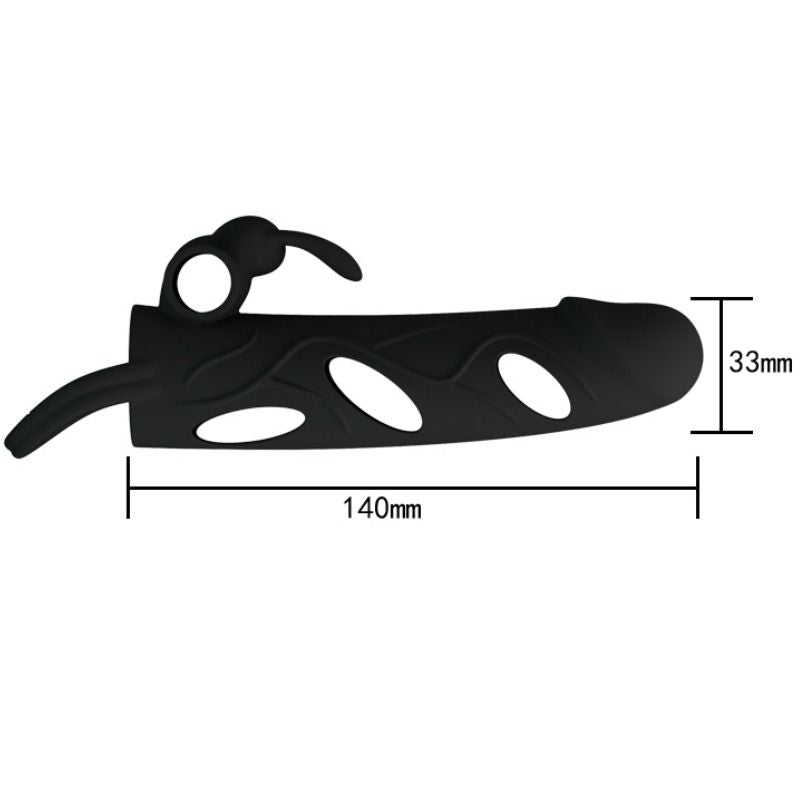 Pretty Love Male Pretty Love - Silicone Cover With Vibration 14 Cm 1.0