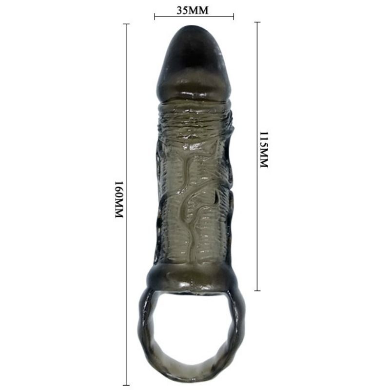 Baile For Him Baile - Penis Extension Sheath With Strap For Testicles 11.5 Cm