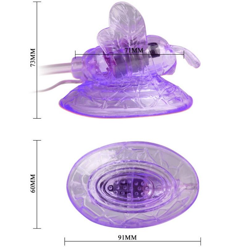 Baile Stimulating Baile - Lilac Clitoris Stimulation Vibrating Butterfly