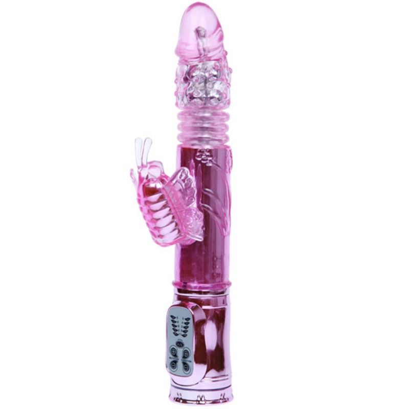 Baile Rotations Baile - Rechargeable Vibrator With Rotation And Throbbing Butterf Stimulator