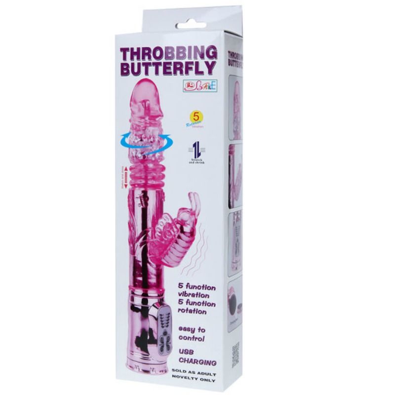 Baile Rotations Baile - Rechargeable Vibrator With Rotation And Throbbing Butterf Stimulator