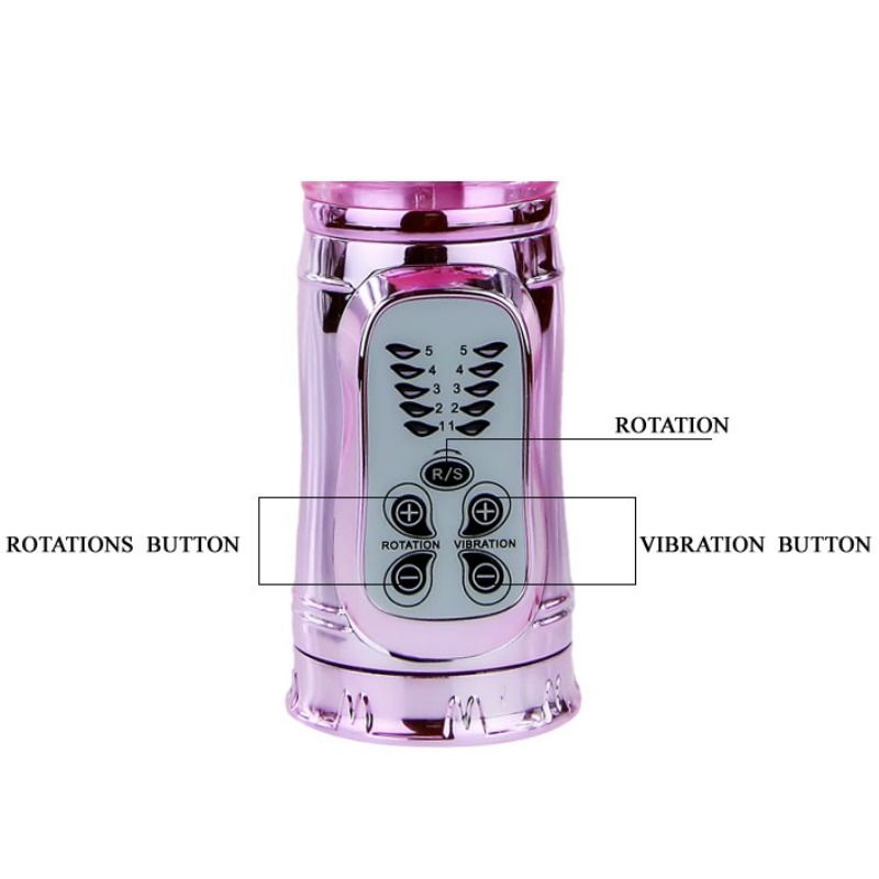 Baile Rotations Baile - Rechargeable Vibrator With Rotation And Throbbing Butterf Stimulator