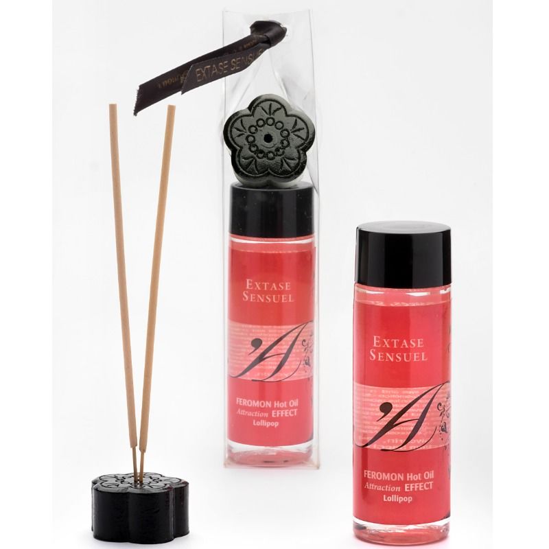 Extase Sensual Heat Effect Massage Oil With Pirulet Pheromones 100 Ml