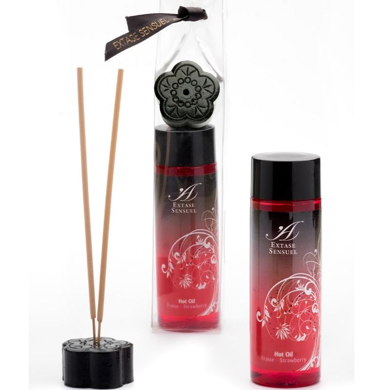 Extase Sensual Strawberry Heat Stimulating Oil 100 Ml