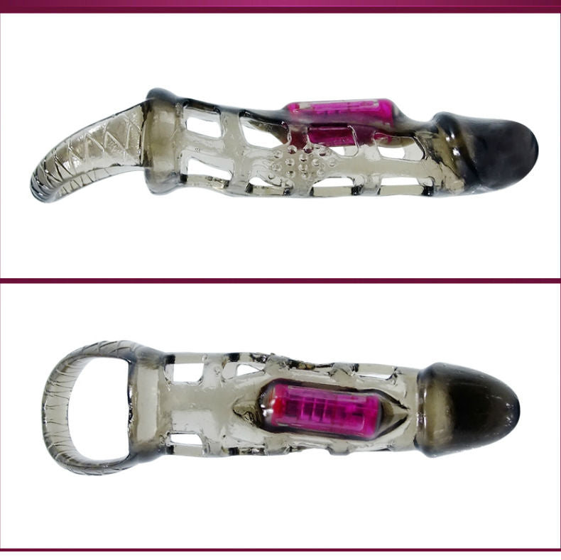 Baile For Him Baile - Penis Extension Sleeve With Vibration And Strap 13.5 Cm