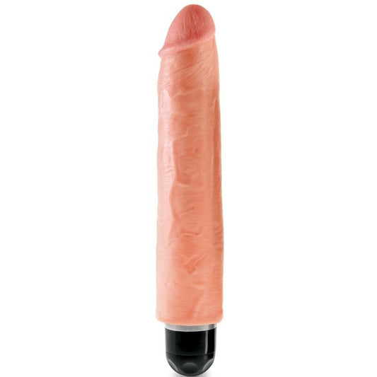 King Cock 25.4 Cm Vibrating Stiffy Flesh