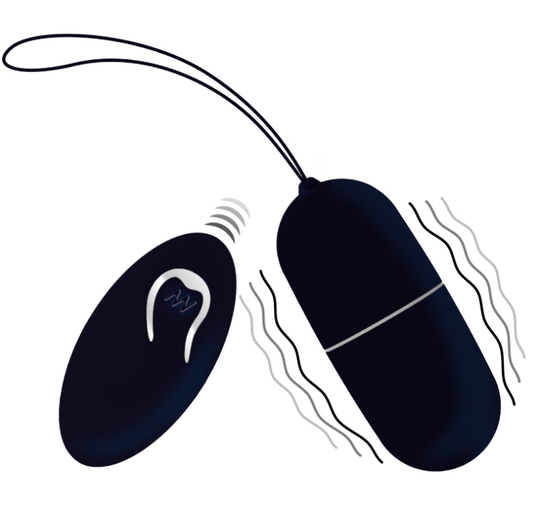Intense Couples Toys Intense - Flippy I Vibrating Egg With Remote Control Black