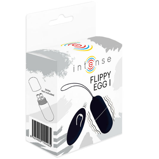 Intense Couples Toys Intense - Flippy I Vibrating Egg With Remote Control Black