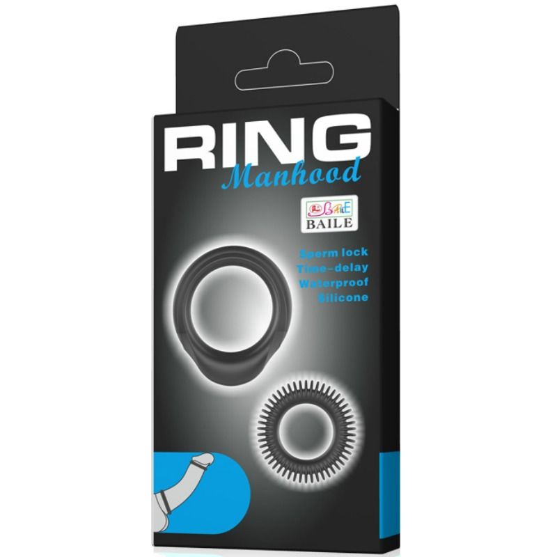 Baile For Him Baile - Kit 2 Silicone Rings Ring Manhood