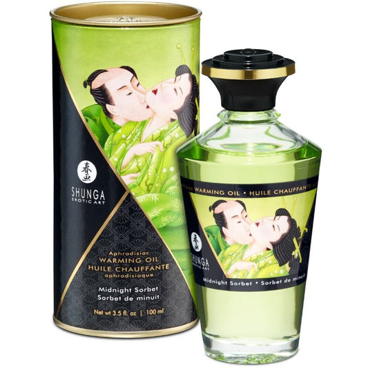 Shunga Oils Shunga - Massage Oil With Heat Effect Midnight Sorbt Flavor 100 Ml