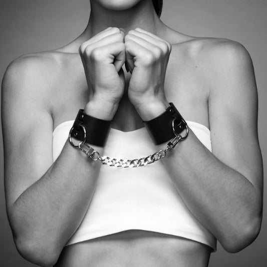Bijoux Maze Bijoux Indiscrets Maze - Wide Cuffs Black