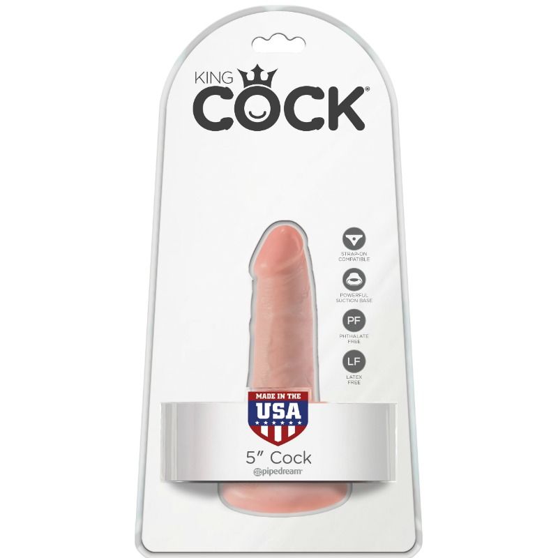 King Cock Dildo With Balls 14 Cm Flesh