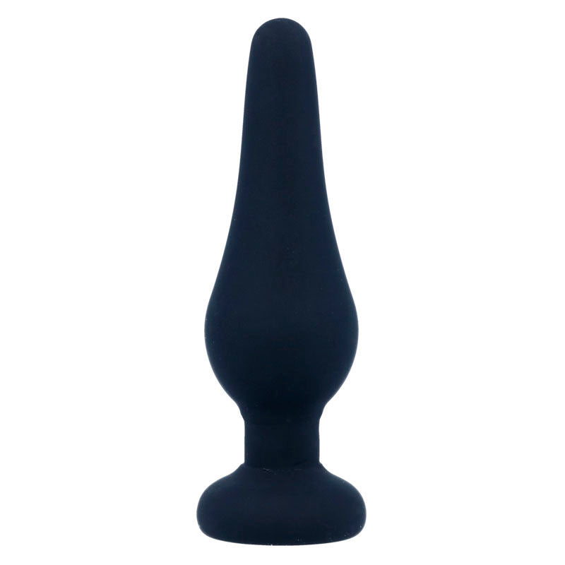 Intense Anal Toys Intense - Anal Plug Pipo S Black Silicone 9.8 Cm