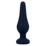 INTENSE - ANAL PLUG PIPO S BLACK SILICONE 9.8 CM