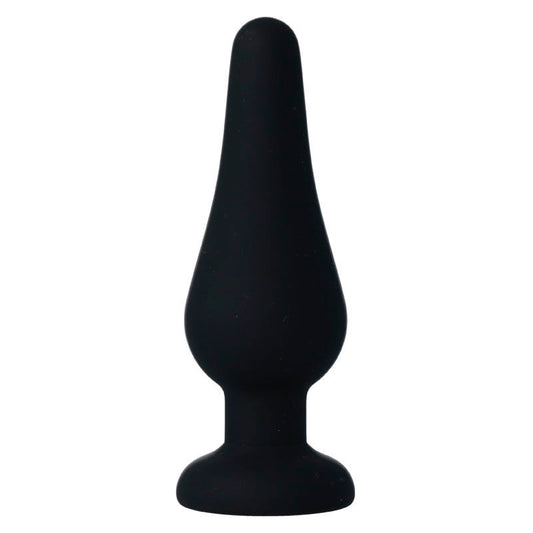 Intense Anal Toys Intense - Anal Plug Pipo M Black Silicone 11 Cm