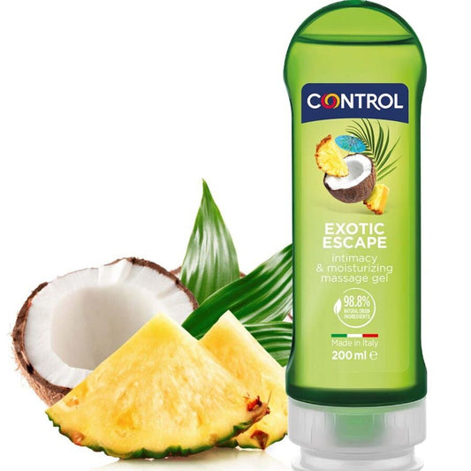 Control Lubes Control - 2 En 1 Massage & Pleasure Exotic 200 Ml