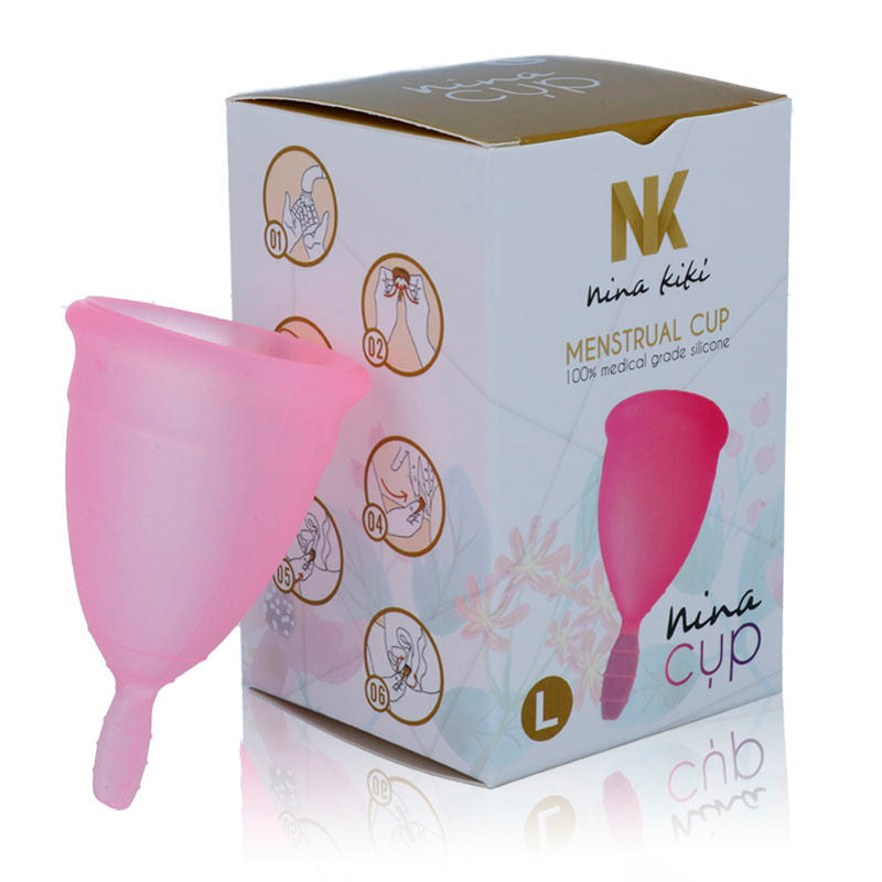 Nina Kikí Menstrual Cup Pink - Size L