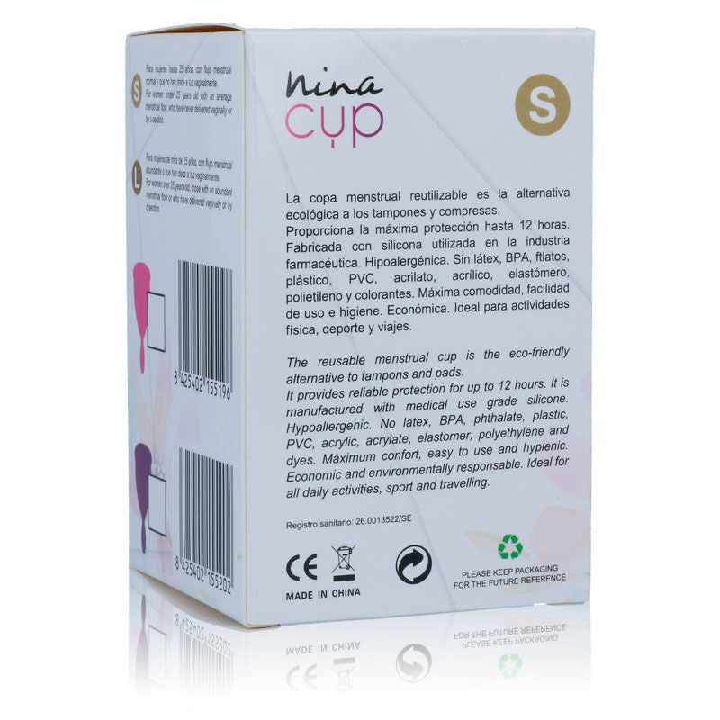 Nina Kikí Menstrual Cup Pink - Size S