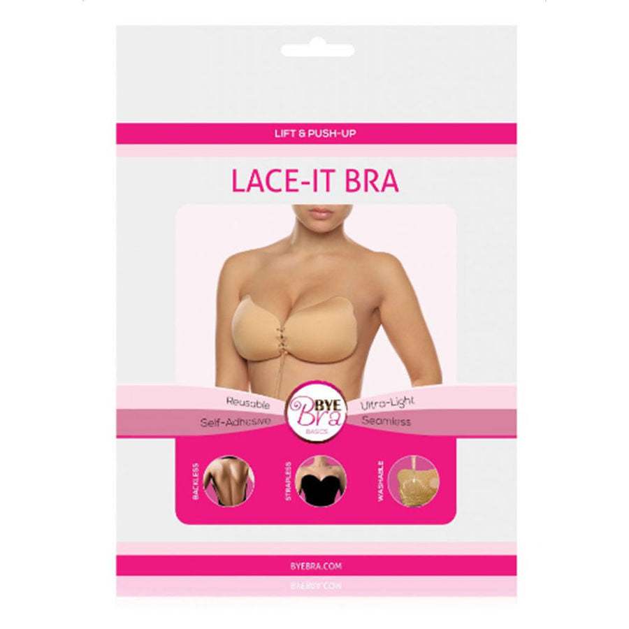 Bye Bra - Bras Bye-Bra - Lace-It Enhancement Push-Up Beige Cup A