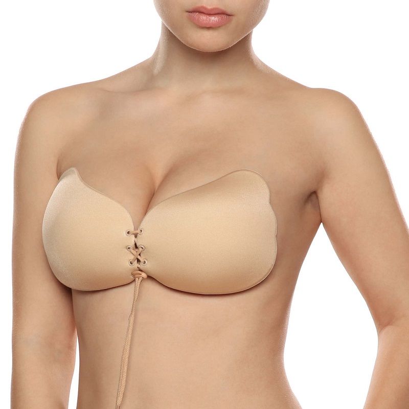 Bye Bra - Bras Bye-Bra - Lace-It Enhancement Push-Up Beige Cup A