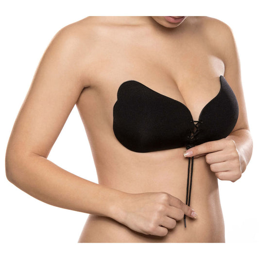 Bye Bra - Bras Bye-Bra - Lace-It Enhancement Push-Up Black Cup D