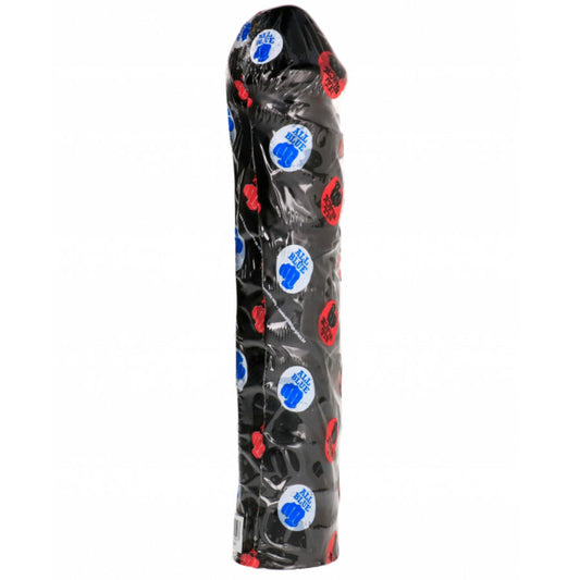All Black Giant Soft Fisting Dildo 32 Cm