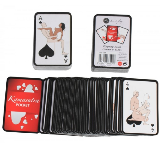 Secretplay 100% Games Secretplay - Pocket Kamasutra Playing Cards (Es/En/Pt/It/Fr/De)