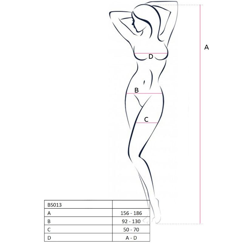Passion Woman Bodystockings Passion - Woman Bs013 Red Bodystocking One Size