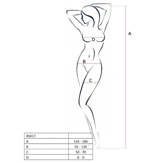Passion Woman Bodystockings Passion - Woman Bs017 Bodystocking Black One Size